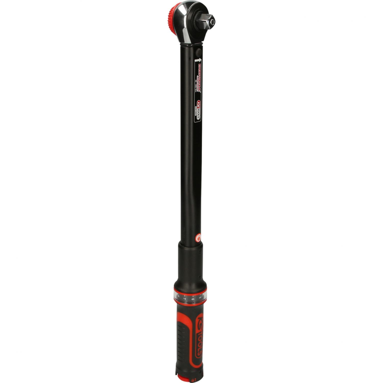 картинка Динамометрический ключ ERGOTORQUE®precision 1/2'' с трещоткой и поворотной ручкой, 40-200 Нм KSTools-516.1442 от магазина "Элит-инструмент"