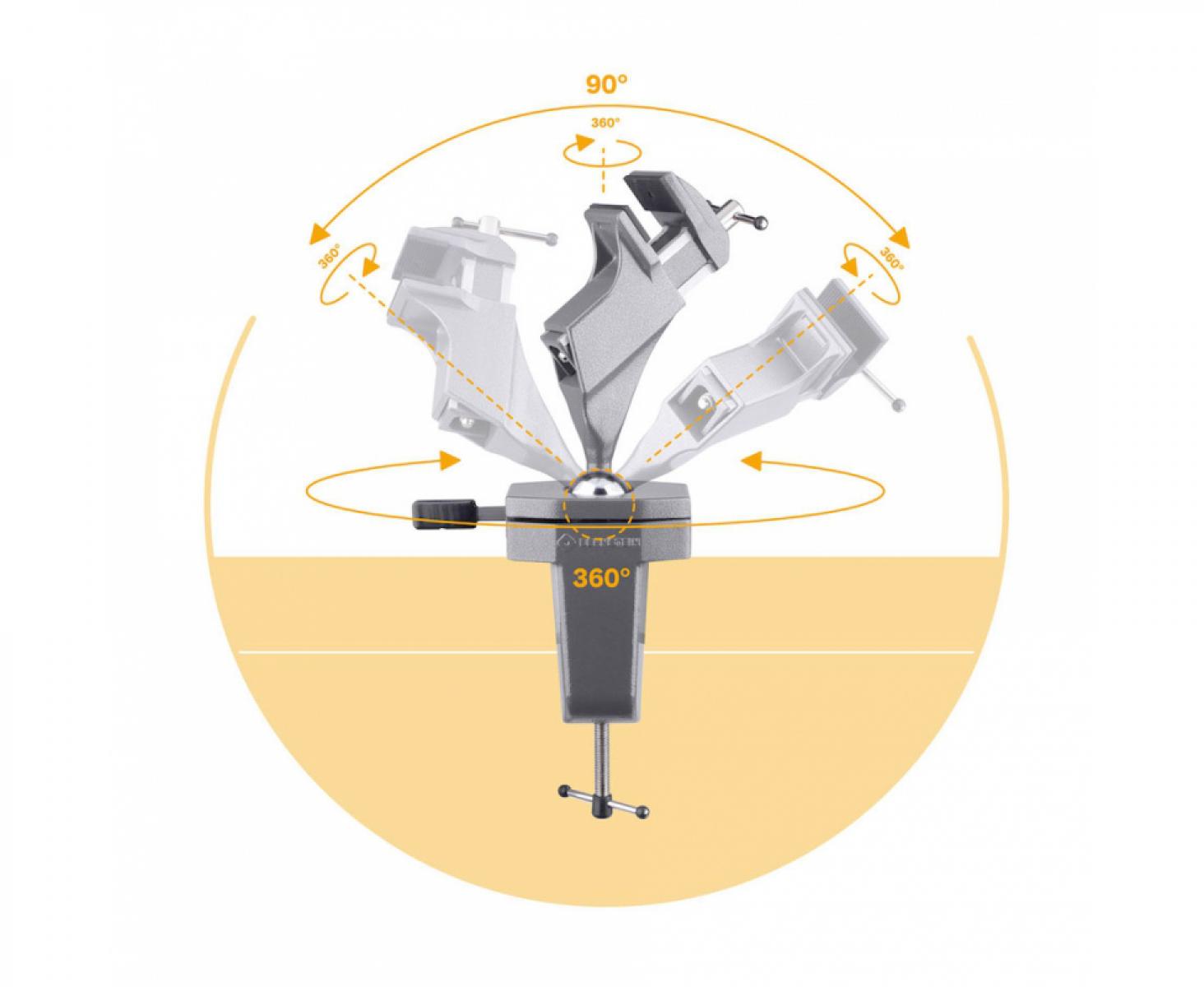 картинка Тиски SPANNFIX VARIO со сменными захватами Bernstein BS-9-250 5 предметов от магазина "Элит-инструмент"