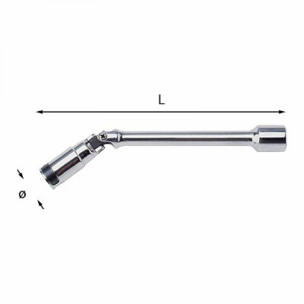 картинка Ключи с шарниром для свечей накаливания 278 D U02780019 от магазина "Элит-инструмент"