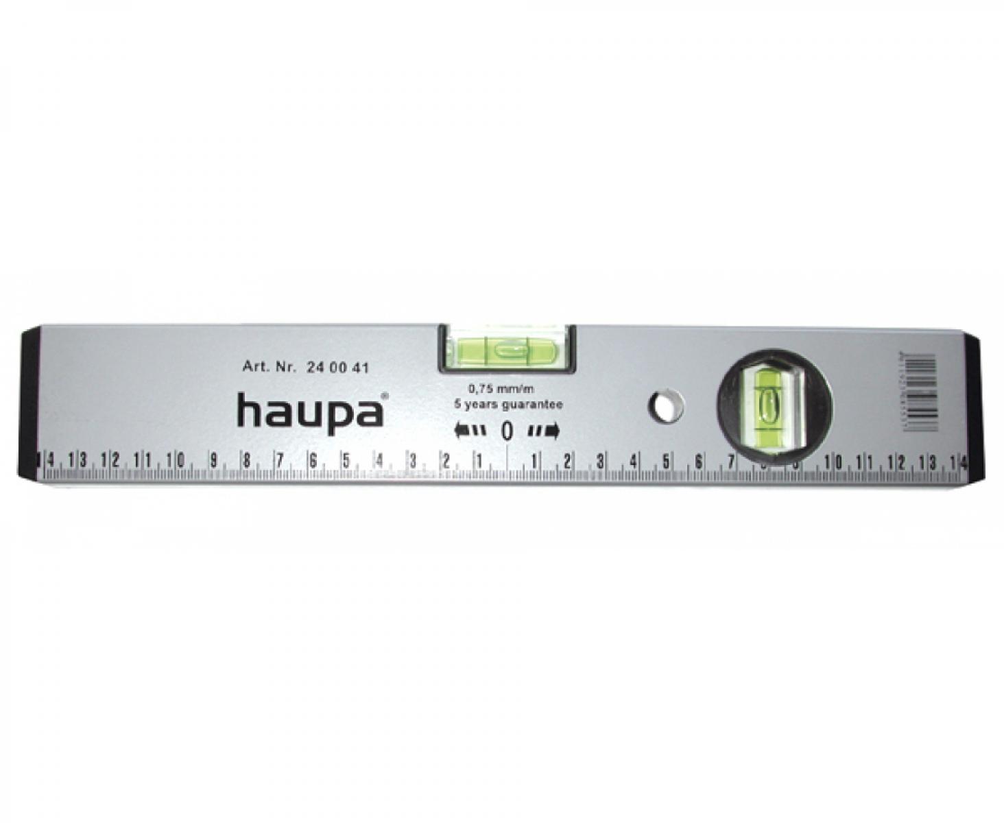 картинка Уровень алюминиевый 40 см Haupa 240042 от магазина "Элит-инструмент"
