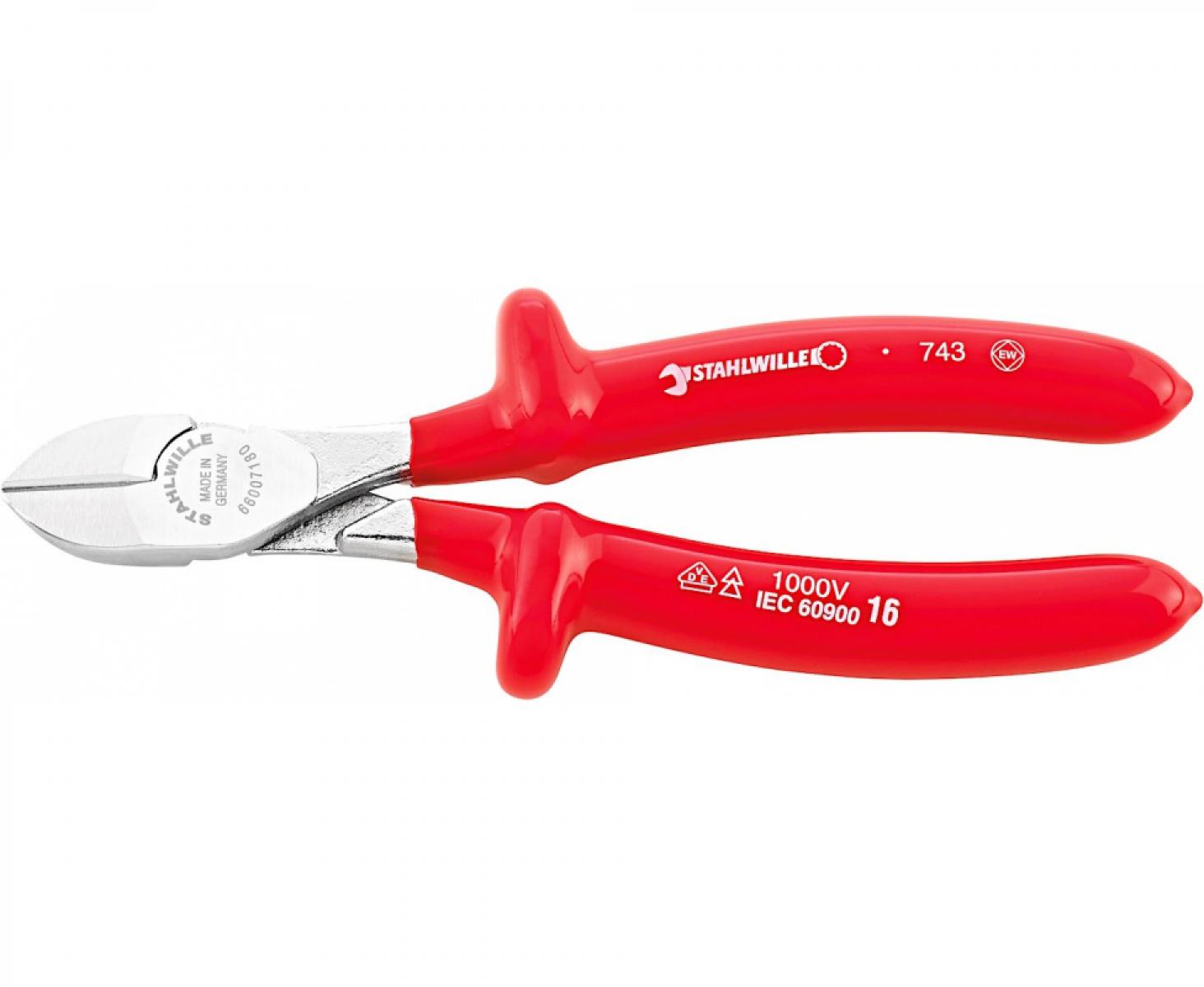 картинка Кусачки боковые VDE 6600 7 160 мм Stahlwille 66007160 от магазина "Элит-инструмент"