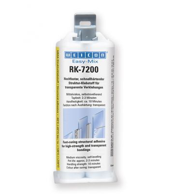 WEICON RK-7200 (50г) Двухкомпонентный конструкционный клей. (wcn10564050)