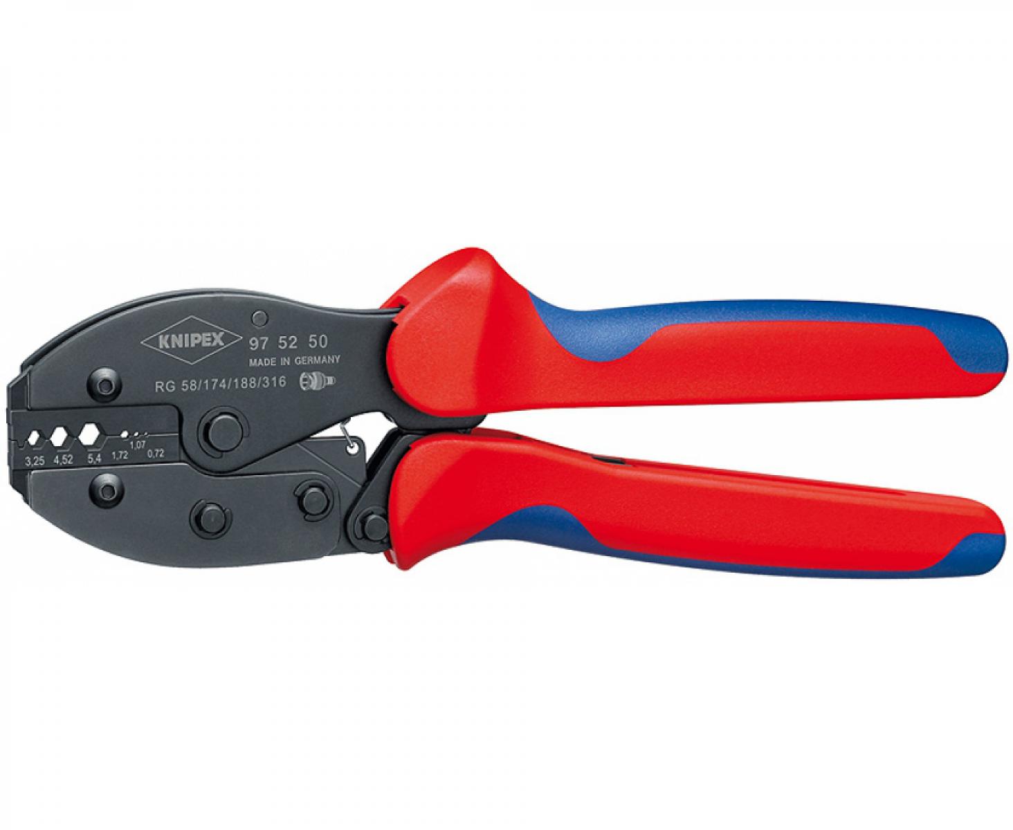 картинка KNIPEX PreciForce клещи зажимные для опрессовки KN-975250 от магазина "Элит-инструмент"