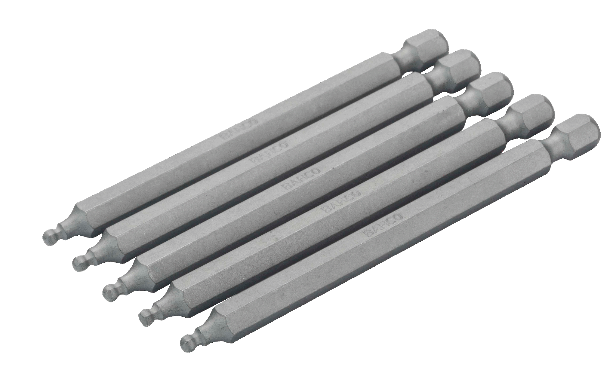 картинка Шестигранные биты с шаровым наконечником для стандартных отверток, метрические размеры, 89 мм BAHCO 59S/H6BALL-2P от магазина "Элит-инструмент"