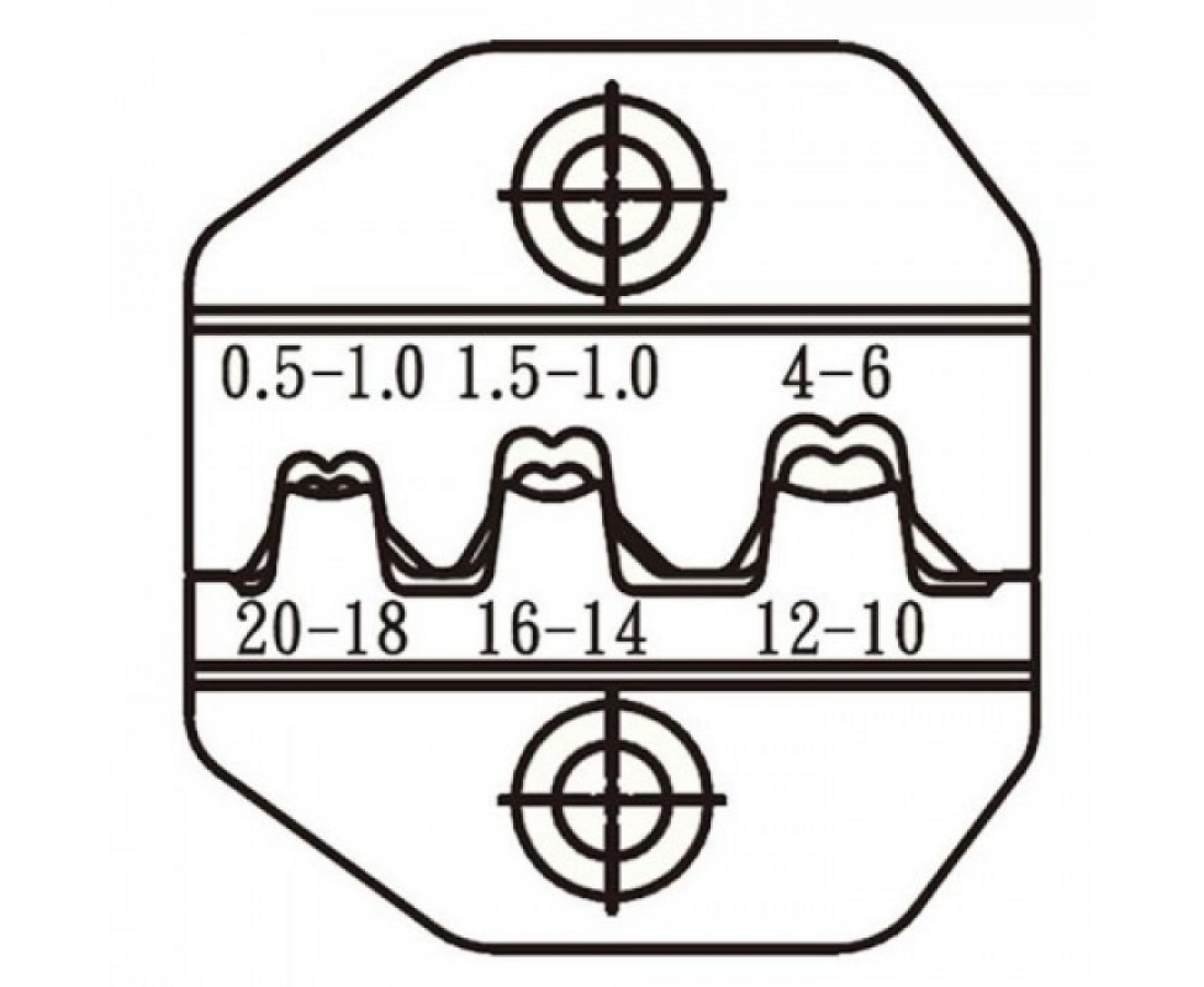 картинка Матрица для обжима неизолированных клемм ProsKit CP-3003D47 от магазина "Элит-инструмент"