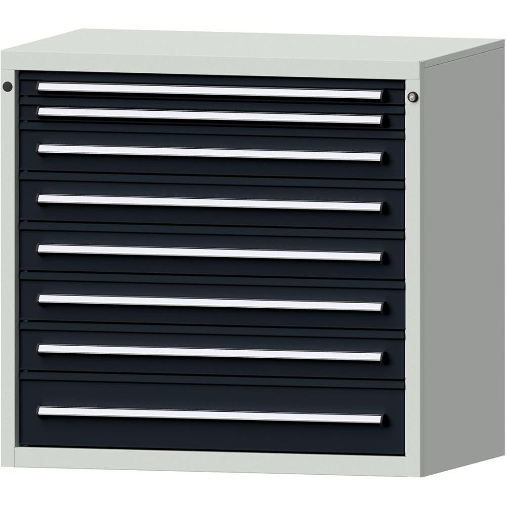 Шкаф формата Ш1060хГ675хВ1000мм RAL7035/7016 7 ящиков 75кг 3196 3010 Fplus