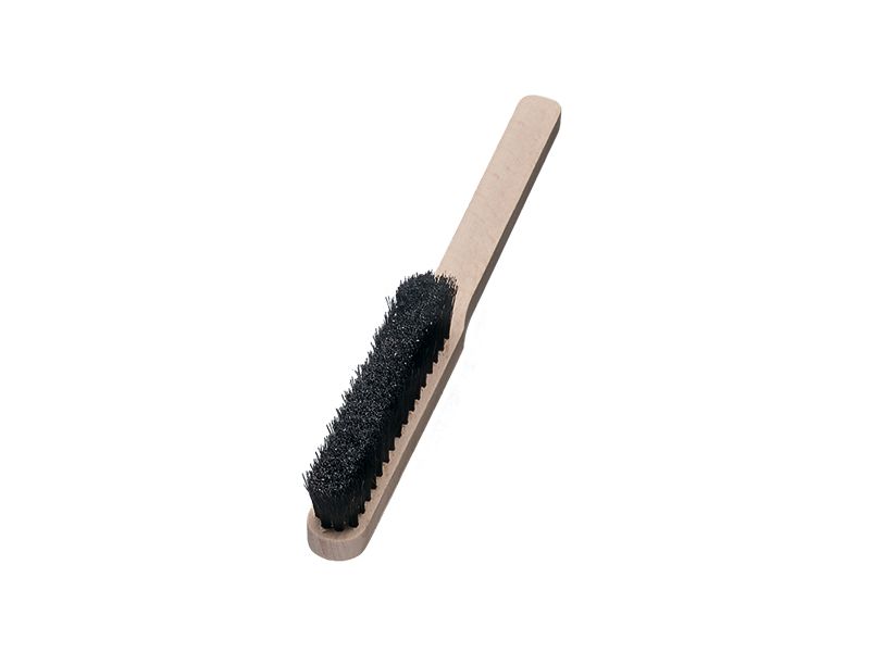 Щетка ручная для тонкой очистки прямой ворс из конского волоса 4 ряда LESSMANN 182.172