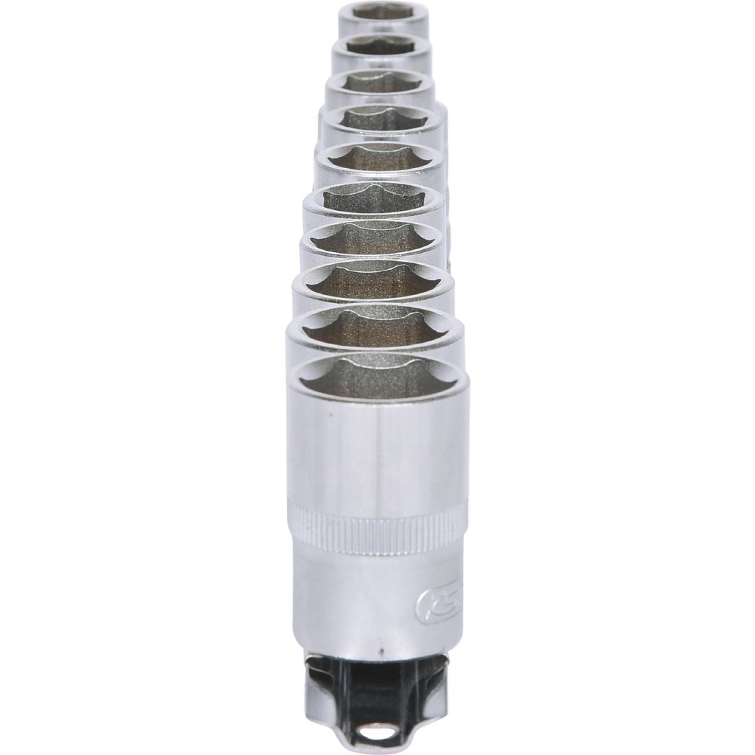 картинка Комплект шестигранных торцовых головок 1/2", 10 шт, 10-19 мм от магазина "Элит-инструмент"