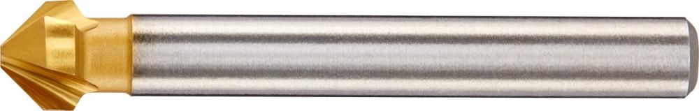 Зенкер HSS, TiN, FORTIS 4317784738125 (номинальный диаметр - 8 мм / общая длина - 50 мм / хвостовик ø - 6 мм)