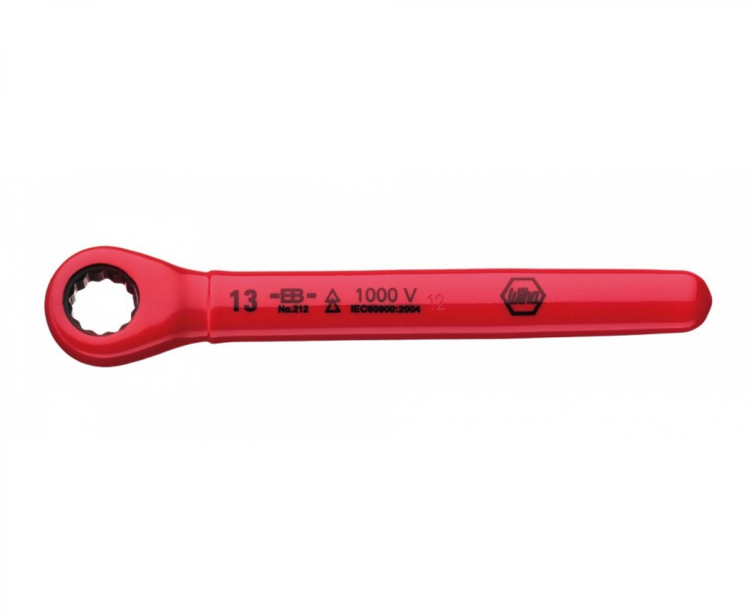 картинка Гаечный ключ накидной изолированный 10 мм Wiha 5589N 36667 от магазина "Элит-инструмент"