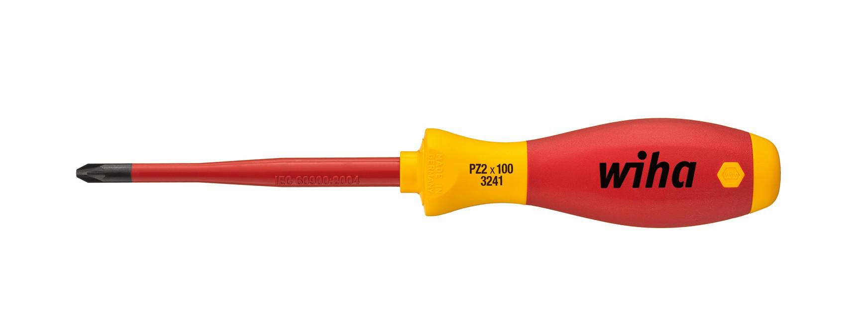 Отвертка Pozidriv SoftFinish® electric slimFix 3241 WIHA 35395