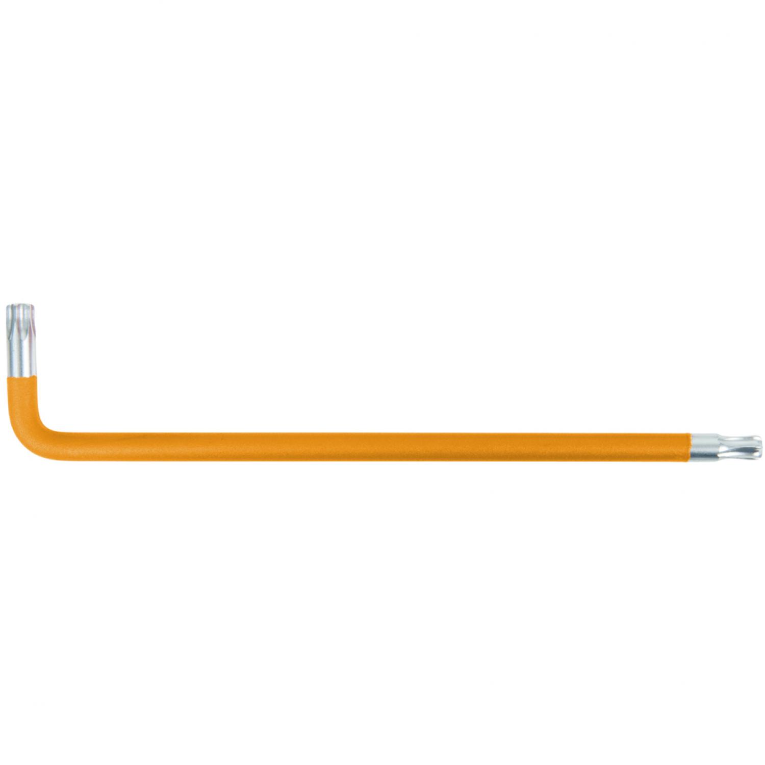 Угловой штифтовой ключ ТХ с шаровой головкой, XL, T45, оранжевый