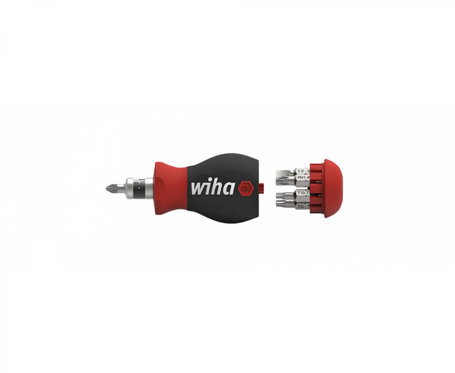 Магазинный держатель бит Wiha SoftFinish Stubby 3802 01 43613