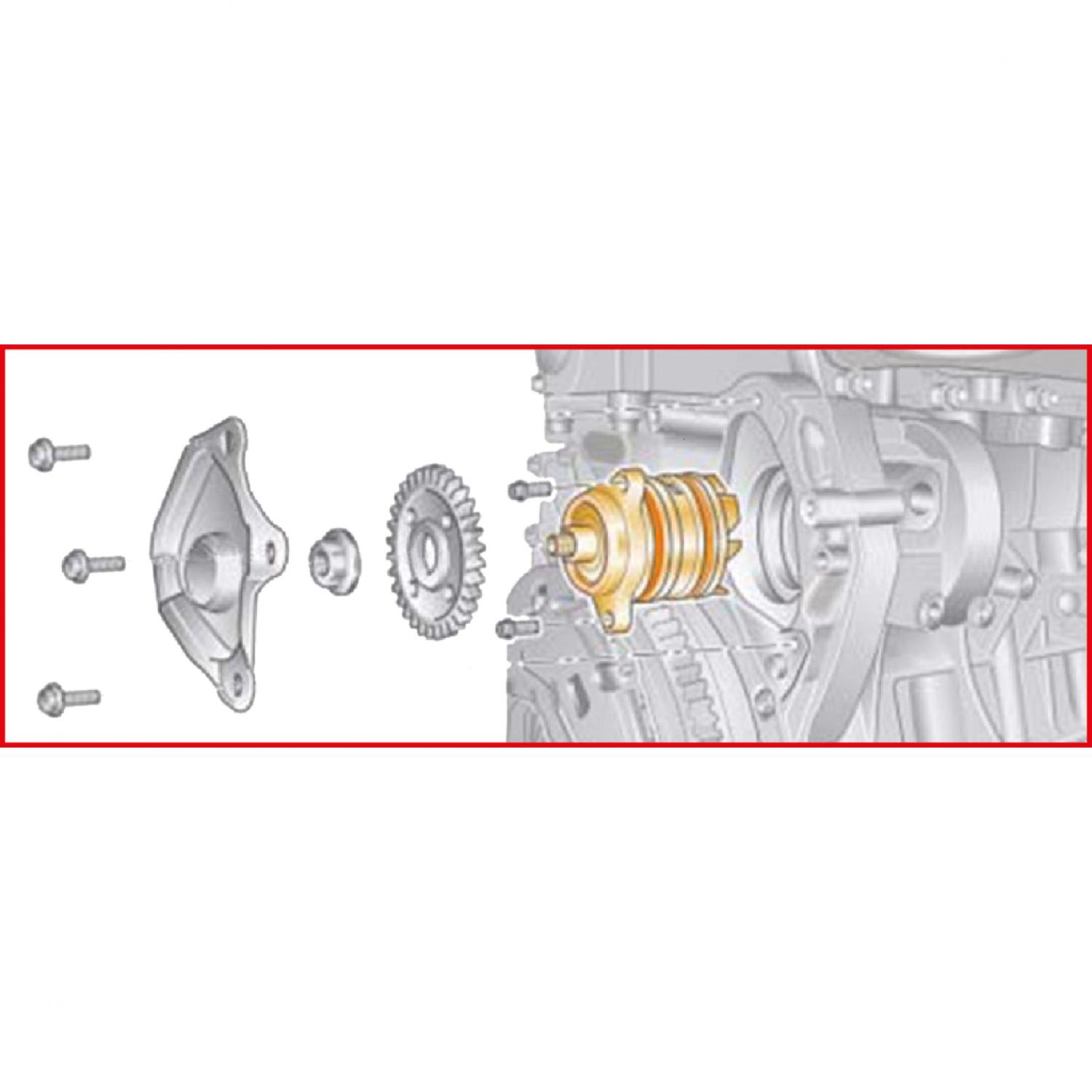 картинка Комплект инструментов для демонтажа водяного насоса VW, 3 шт от магазина "Элит-инструмент"
