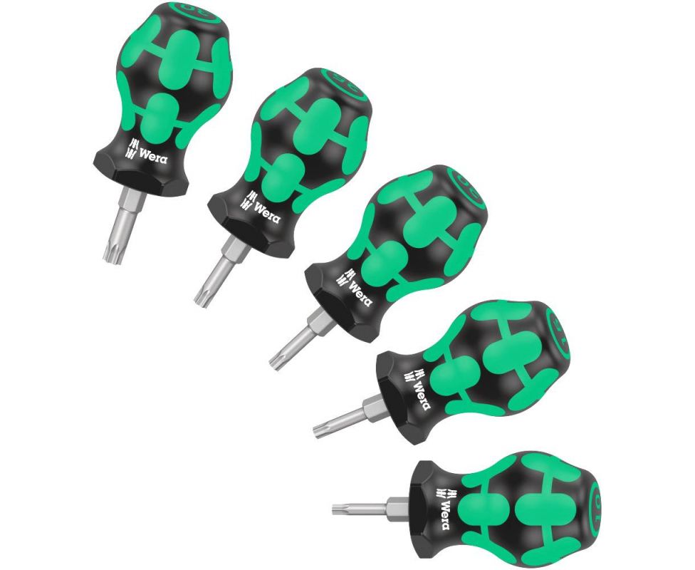 Набор коротких отверток TORX Stubby Set TX 1 Wera WE-008876 5 предметов