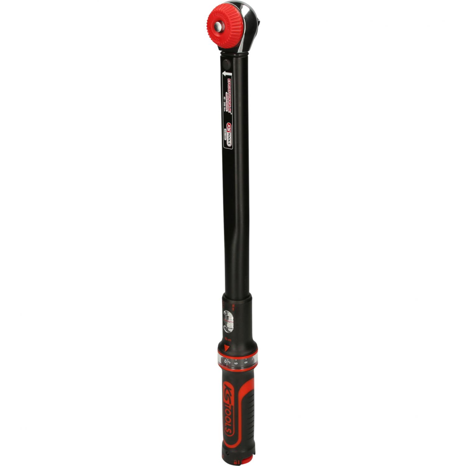 картинка Динамометрический ключ ERGOTORQUE®precision 1/2'' с трещоткой и поворотной ручкой, 40-200 Нм KSTools-516.1442 от магазина "Элит-инструмент"