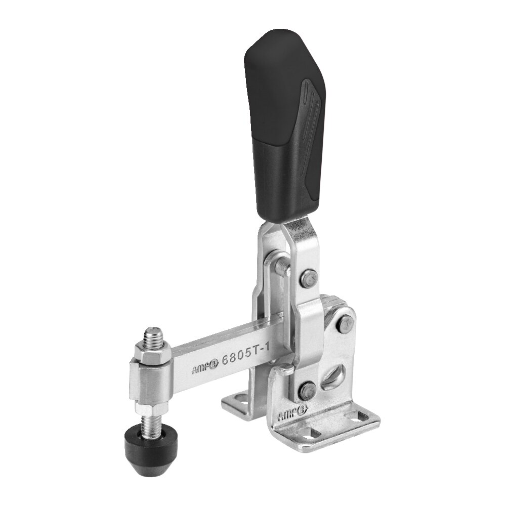 Вертикальный шарнирный зажим с черной ручкой АМF 557989