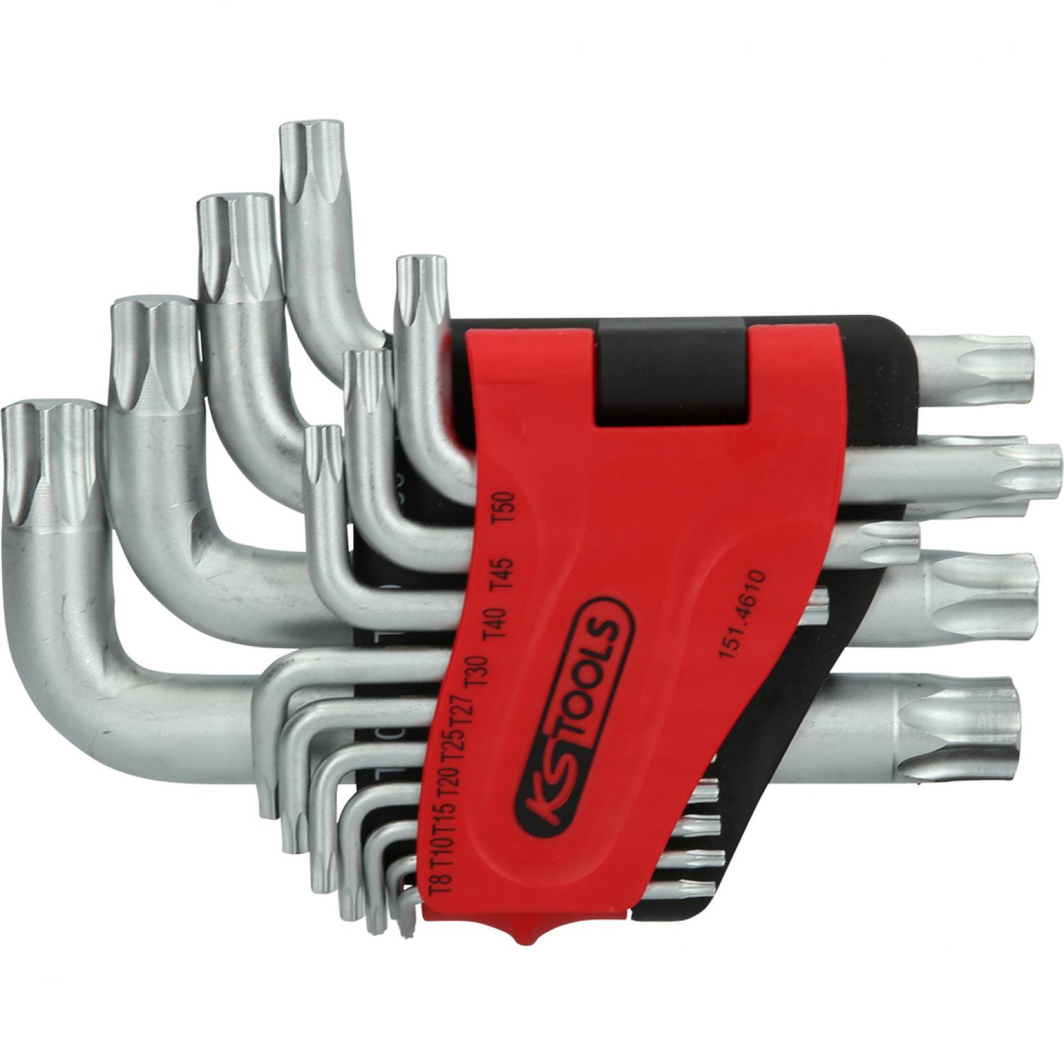 картинка комплект угловых штифтовых ключей с профилем Torx, короткий, 14 шт от магазина "Элит-инструмент"