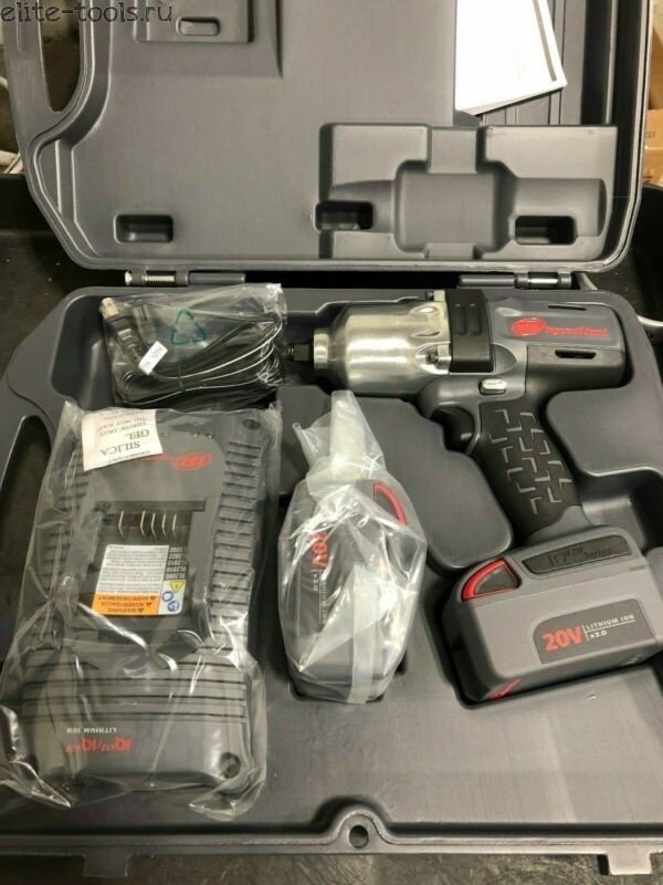 картинка Ingersoll Rand W7150EU-K22 - 1/2 "20V Аккумуляторный ударный гайковерт  от магазина "Элит-инструмент"