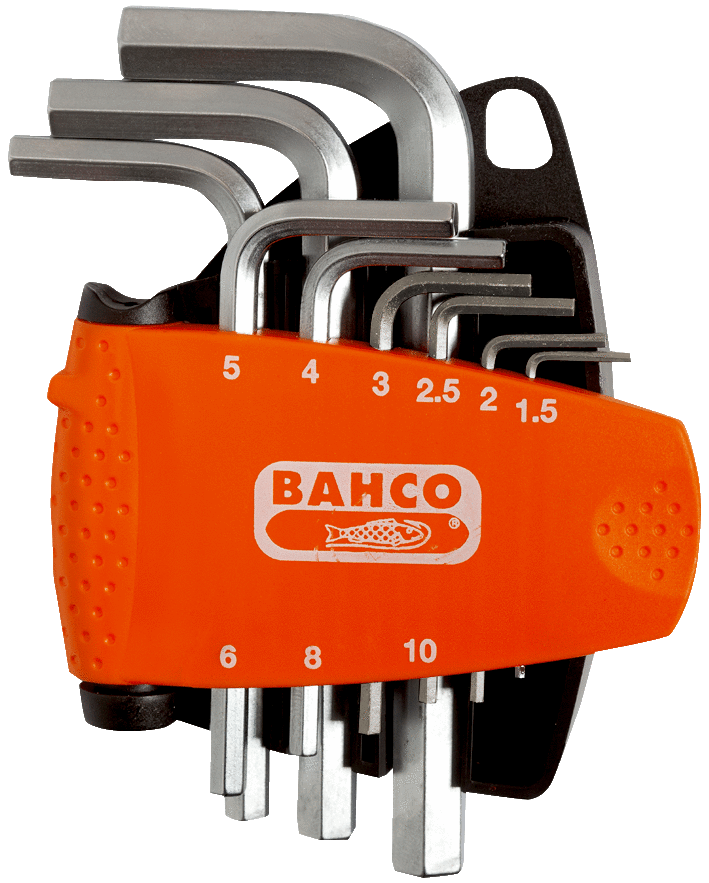 Наборы никелированных шестигранников метрических размеров BAHCO BE-9878