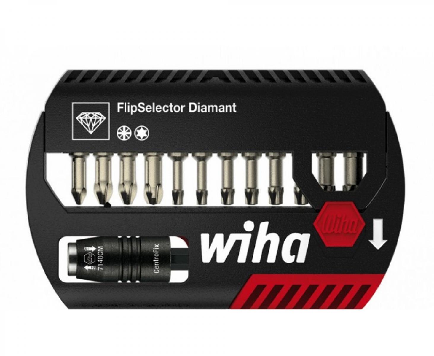 Набор с битами PH TX Wiha FlipSelector Diamant 7947-9D7 39080, 13 предметов