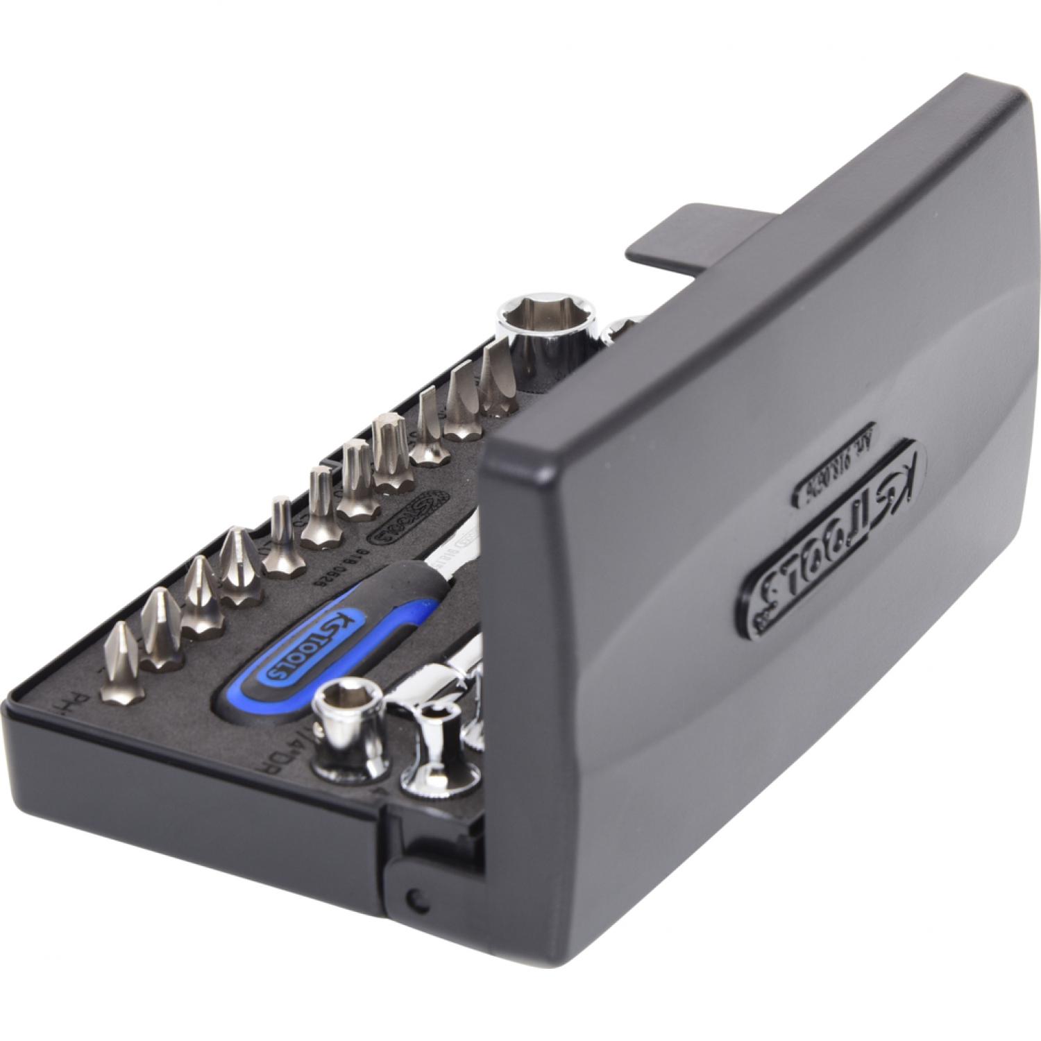 картинка Комплект торцовых ключей CHROMEplus 1/4'', 26 шт от магазина "Элит-инструмент"