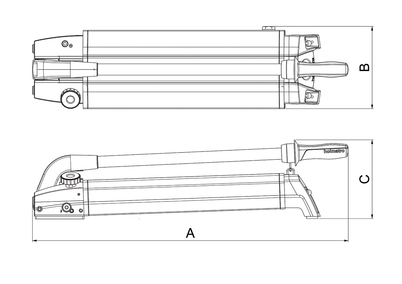 картинка 45050296H Ручной гидравлический насос Holmatro PA38H2 / 100.142.037 от магазина "Элит-инструмент"