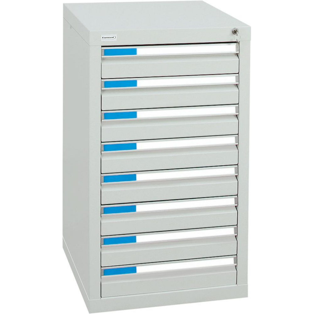 Шкаф формата Ш500хГ500хВ900мм RAL 7035/7035 8 ящиков 75кг 3031 5070 Fplus