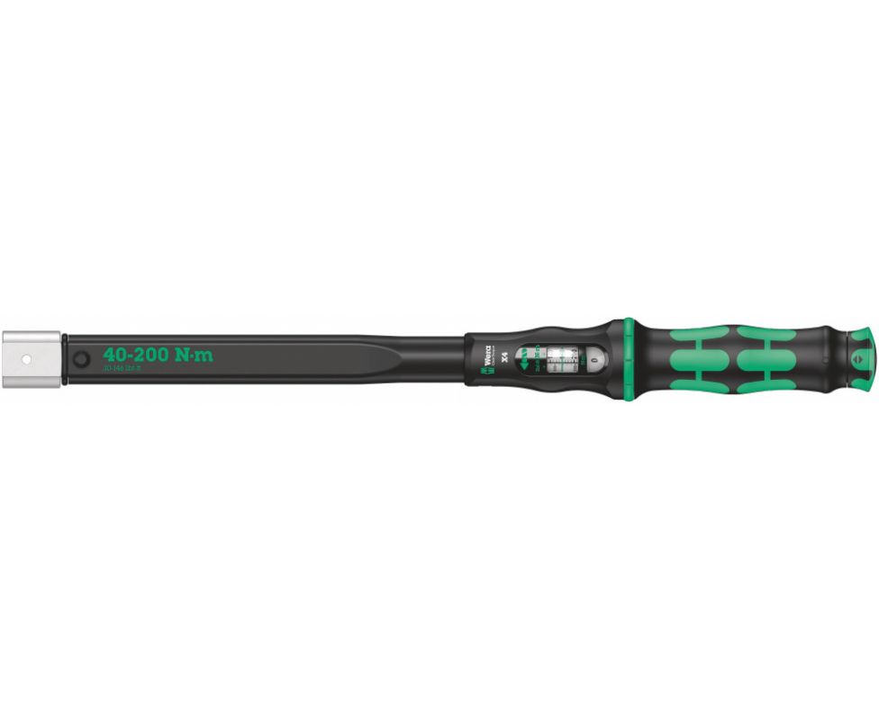 Динамометрический ключ Wera Click-Torque X 4 40-200 Nm для сменных насадок WE-075654