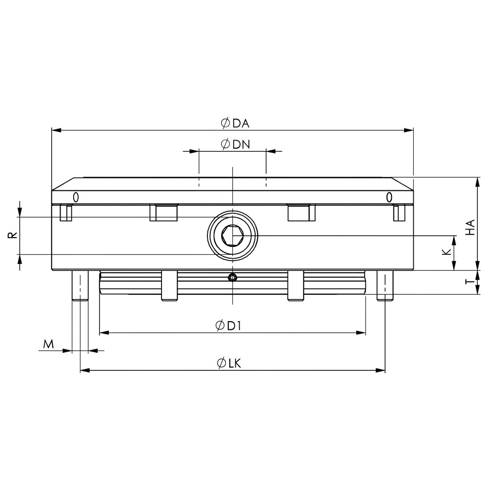 картинка Монтажный зажимной модуль, фланцевое исполнение АМF 424143 от магазина "Элит-инструмент"