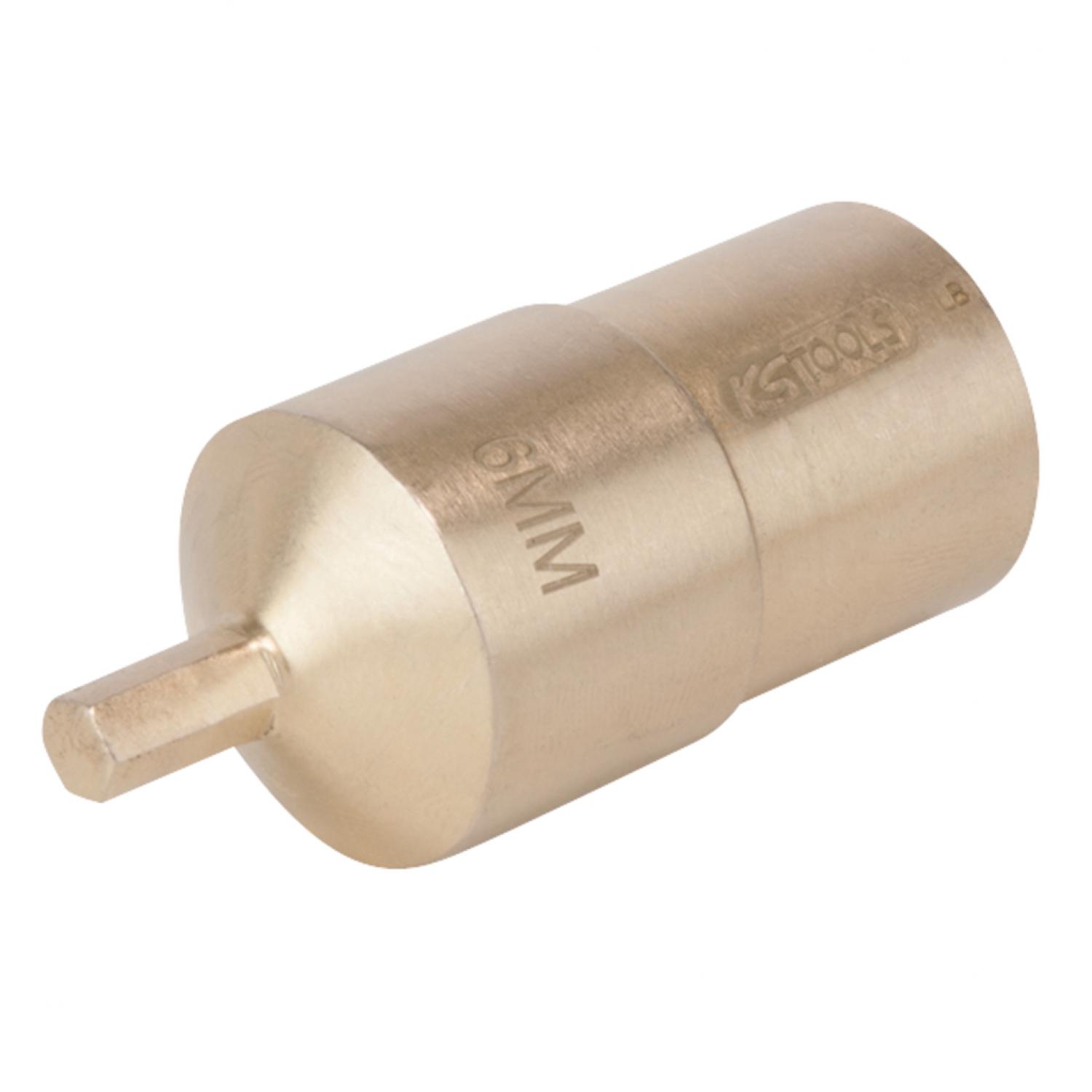 Торцовая головка с битом BRONZEplus 1/2" с внутренним шестигранником, 7 мм