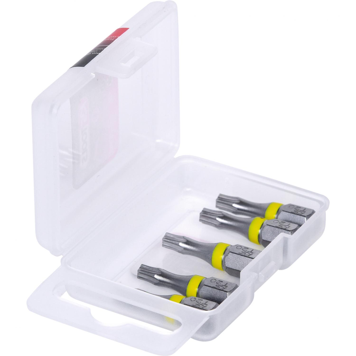 картинка Бит TORSIONpower 1/4" с профилем Torx, 25 мм, Т20, 5 шт в упаковке от магазина "Элит-инструмент"