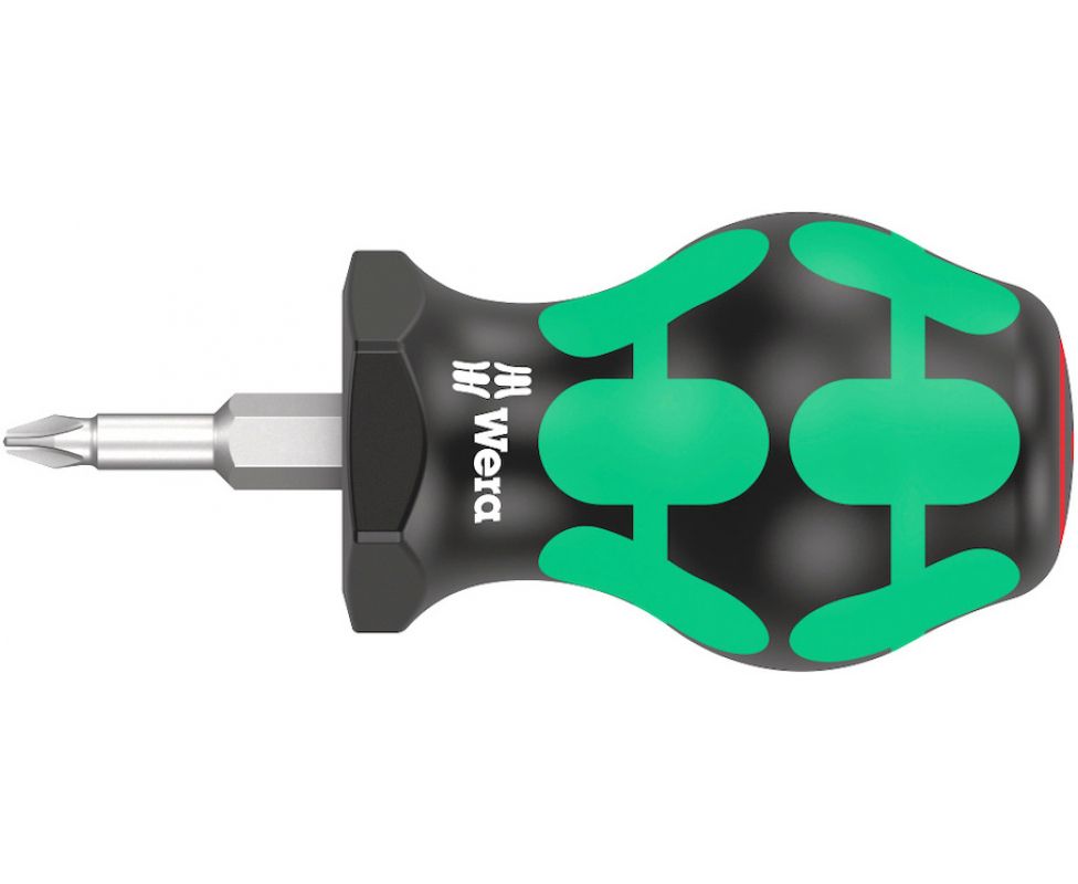картинка Короткая отвертка/отвертка для карбюратора Stubby 350 PH Wera, PH1 х 25 мм, WE-008850 от магазина "Элит-инструмент"