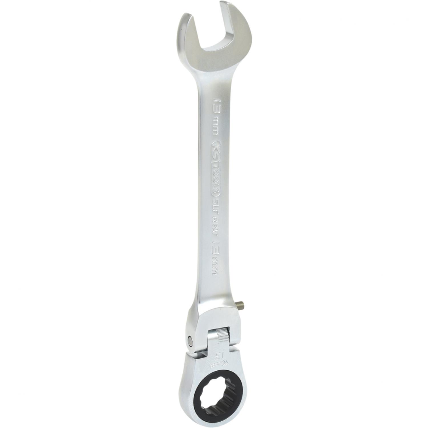 картинка Шарнирный комбинированный ключ с трещоткой GEARplus, регулируемый, 13 мм от магазина "Элит-инструмент"