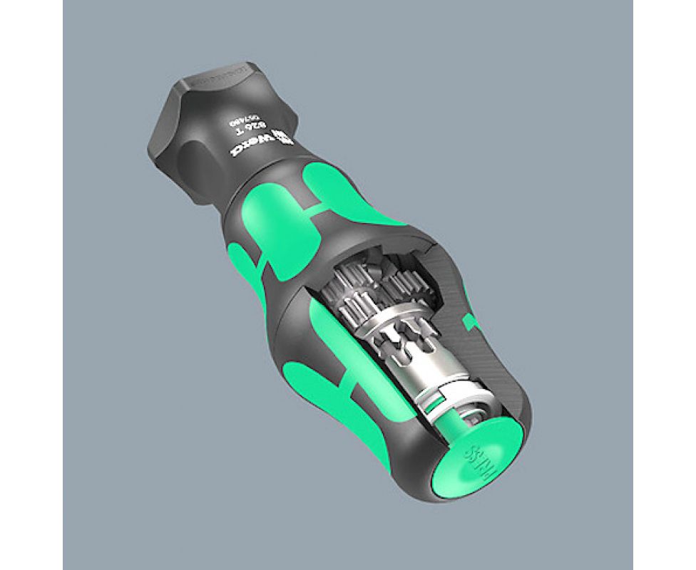 картинка 826 T Ручка-держатель насадок Kraftform Turbo с быстрозажимным патроном Rapidaptor Wera WE-057480 от магазина "Элит-инструмент"