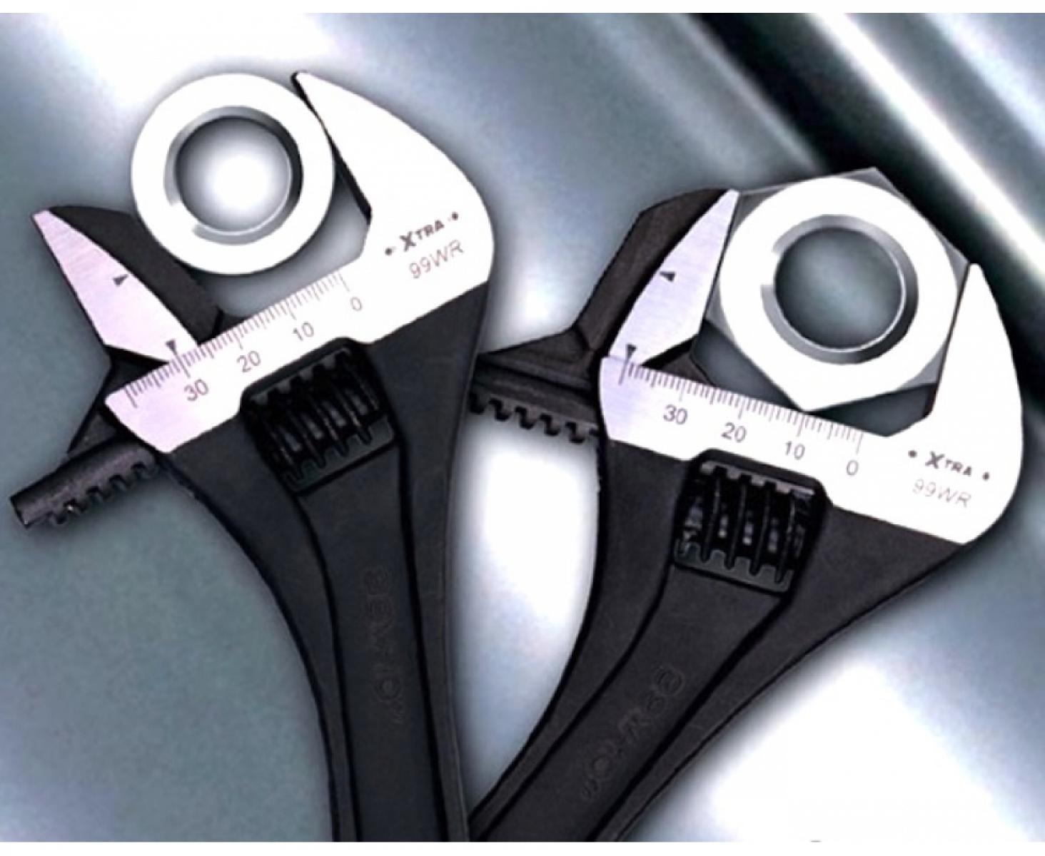 картинка Ключ гаечный разводной со съемными губками фосфатированный 40 мм Irega 99WR-LT-F(CN-MM-P)/CE-10 от магазина "Элит-инструмент"
