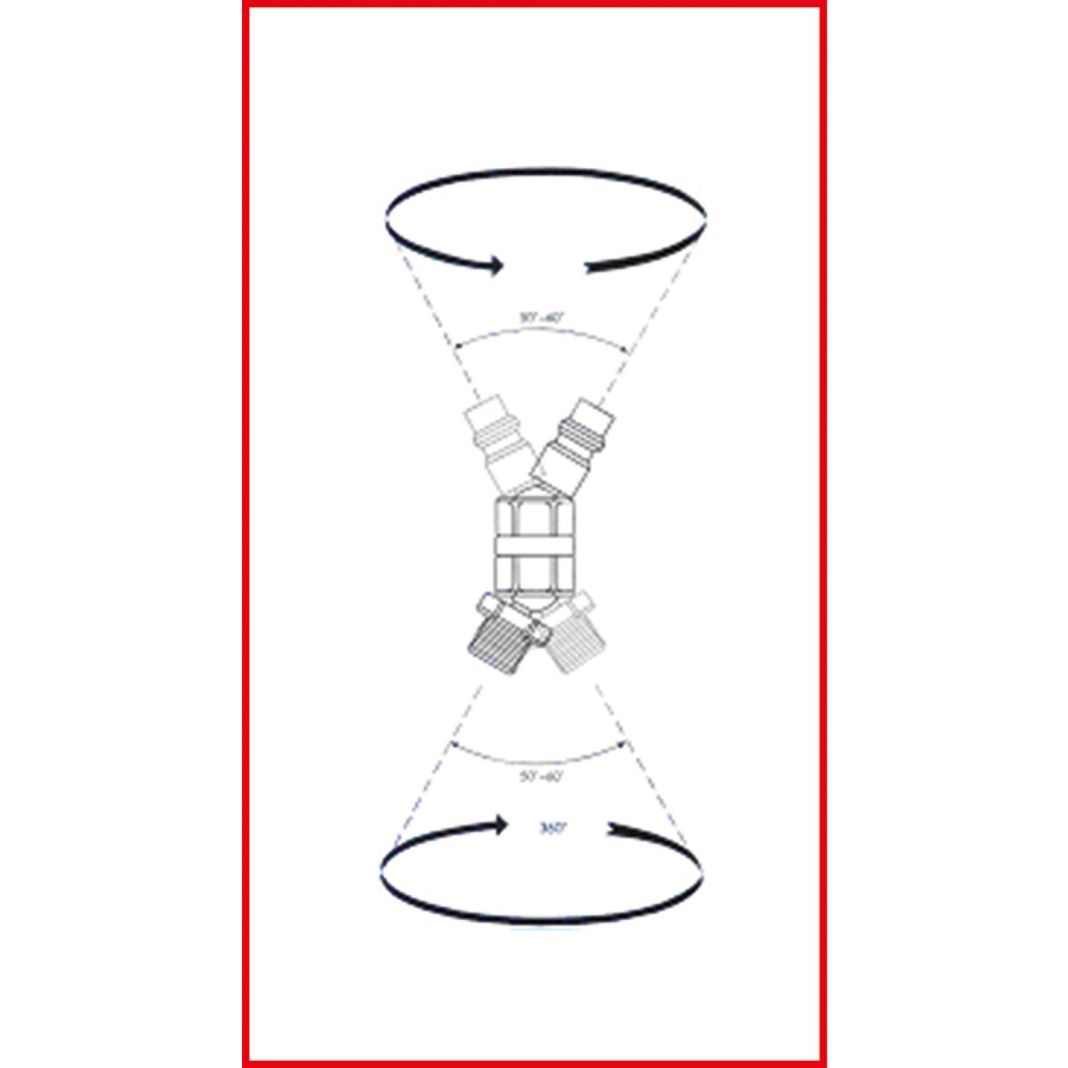 картинка Металлический вставной ниппель с шаровым шарниром 1/4", 46 мм от магазина "Элит-инструмент"