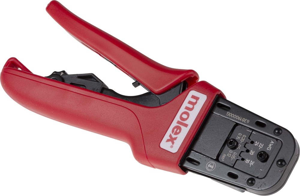 картинка Кримпер, пресс-клещи, обжимка Crimping Tools HAND TOOL Molex 0638190000 от магазина "Элит-инструмент"