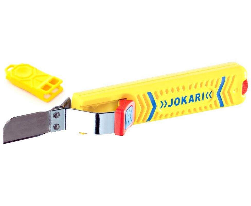 картинка Нож Secura No. 28G для разделки круглого кабеля Jokari JK 10281 от магазина "Элит-инструмент"