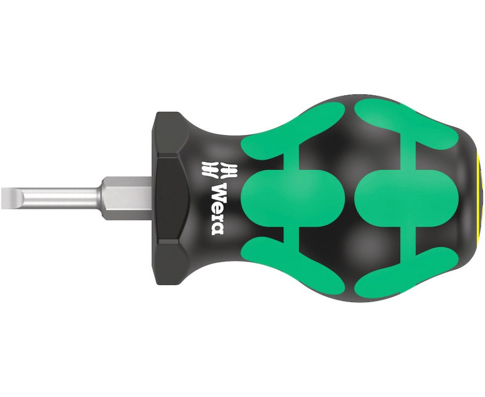 картинка Короткая отвертка/отвертка для карбюратора Stubby Wera 335, 1.0x5.5x24,5 мм, WE-008842 от магазина "Элит-инструмент"