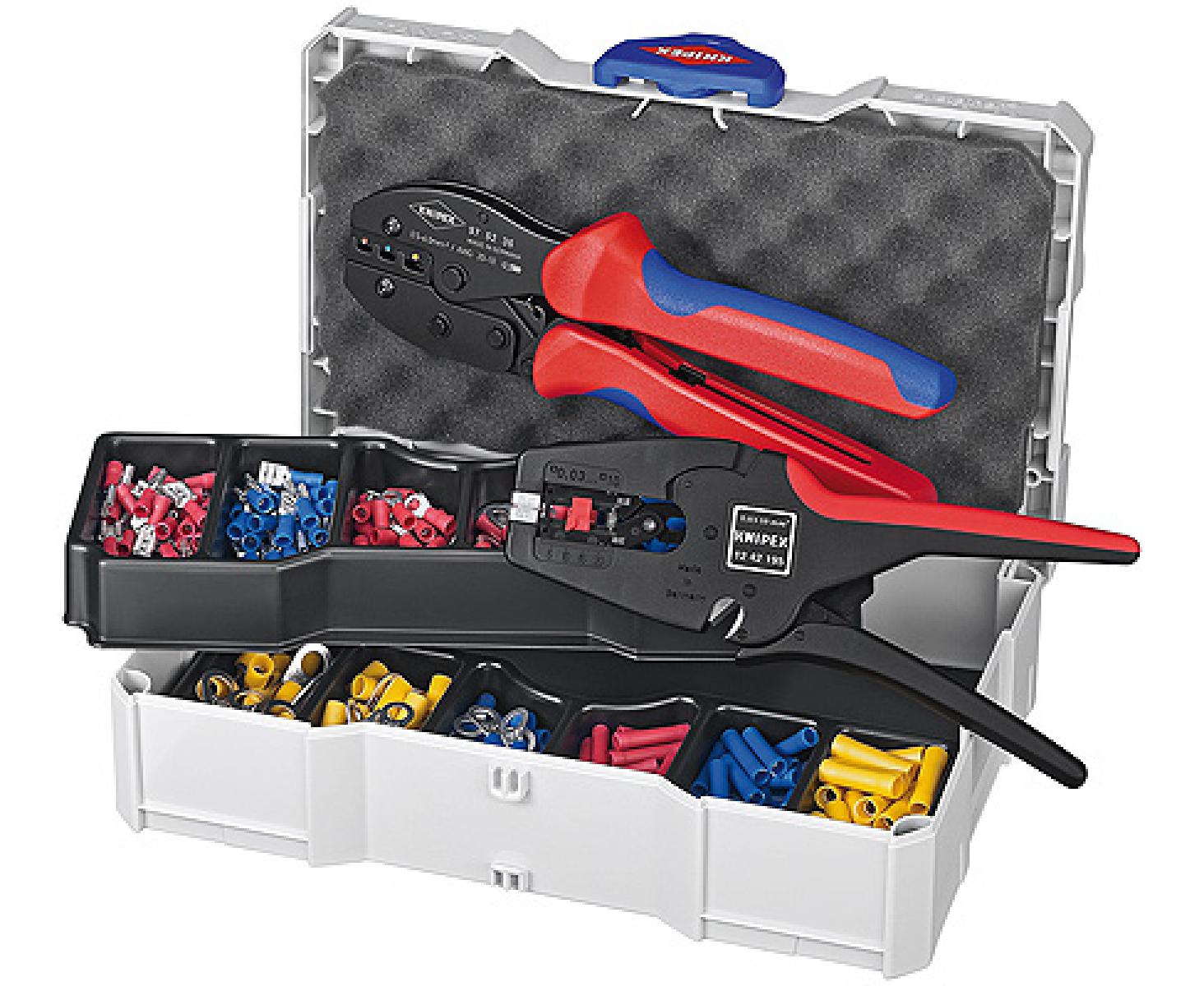 картинка Набор для опрессовки кабельных наконечников Knipex KN-979022 от магазина "Элит-инструмент"