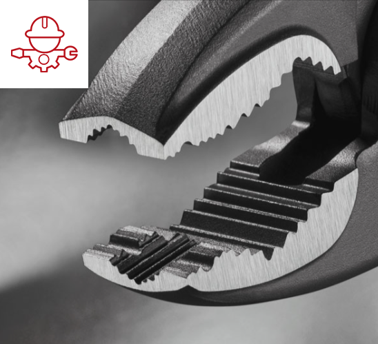 картинка Клещи захватные для скользящих шарниров Twin Grip 8 "- MultiGrip Knipex KN-8202200 от магазина "Элит-инструмент"