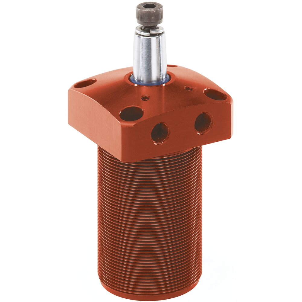 Поворотный зажим, пневматический, с фланцевым креплением АМF 560012