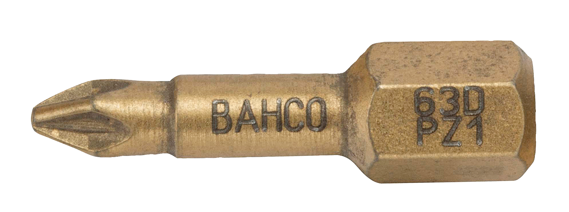картинка Алмазные биты для отверток Pozidriv, 25 мм BAHCO 63D/PZ3 от магазина "Элит-инструмент"