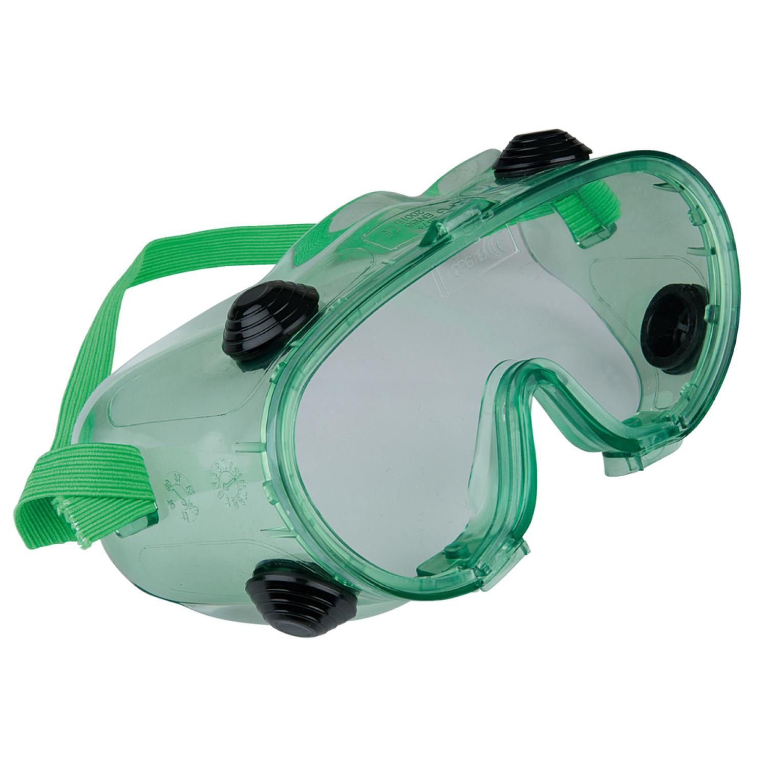 Защитные очки с резиновой лентой, прозрачные, CE EN 166