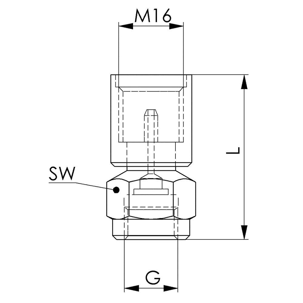 картинка Переходник для подключения манометра давления АМF 327353 от магазина "Элит-инструмент"