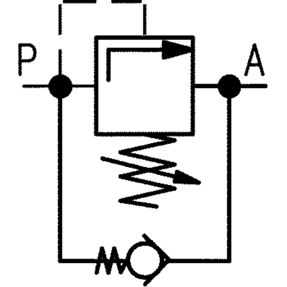 картинка Последовательный клапан с резьбой АМF 562224 от магазина "Элит-инструмент"