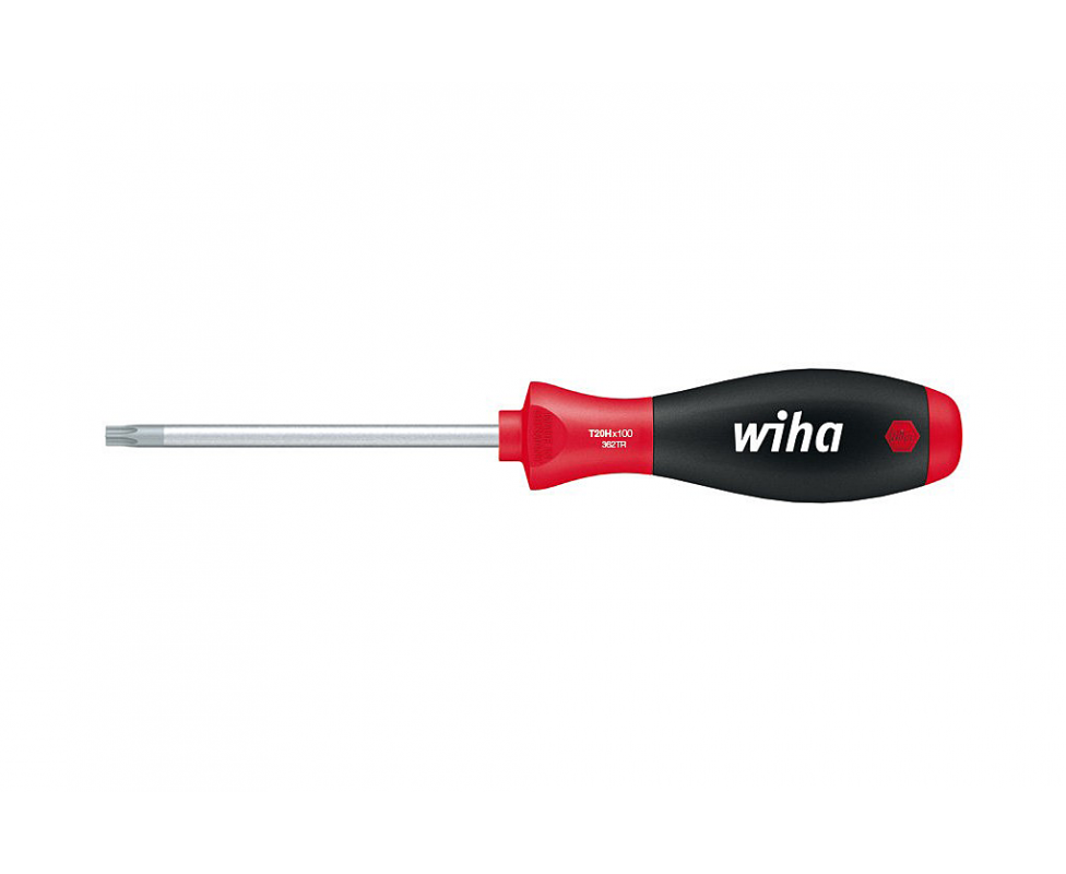 Отвертка Wiha SoftFinish TORX Tamper Resistant 362TR 01306 T40H x 130 торкс