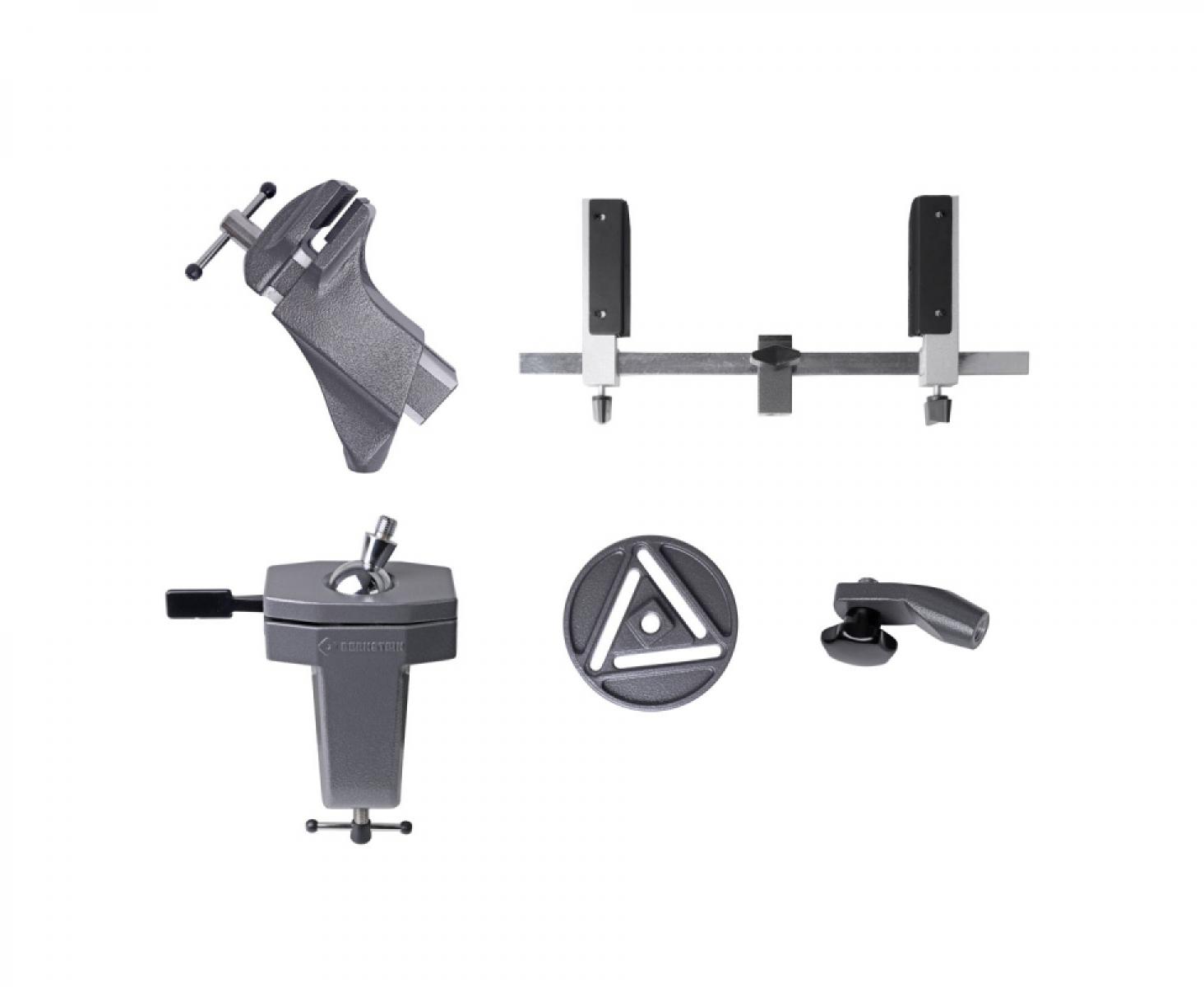 картинка Тиски SPANNFIX VARIO со сменными захватами Bernstein BS-9-250 5 предметов от магазина "Элит-инструмент"