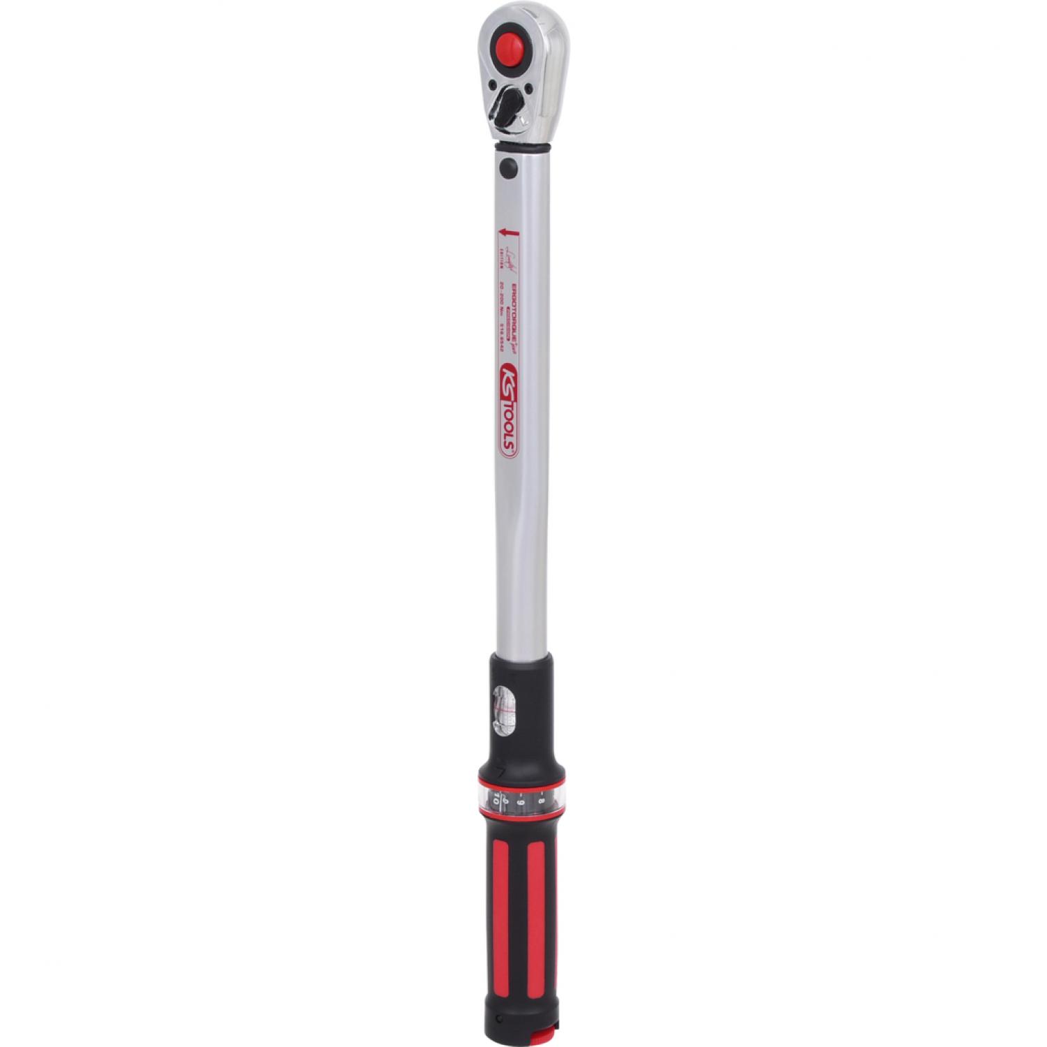 картинка Динамометрический ключ ERGOTORQUE®precision 1/2'' с трещоткой, 40-200 Нм от магазина "Элит-инструмент"